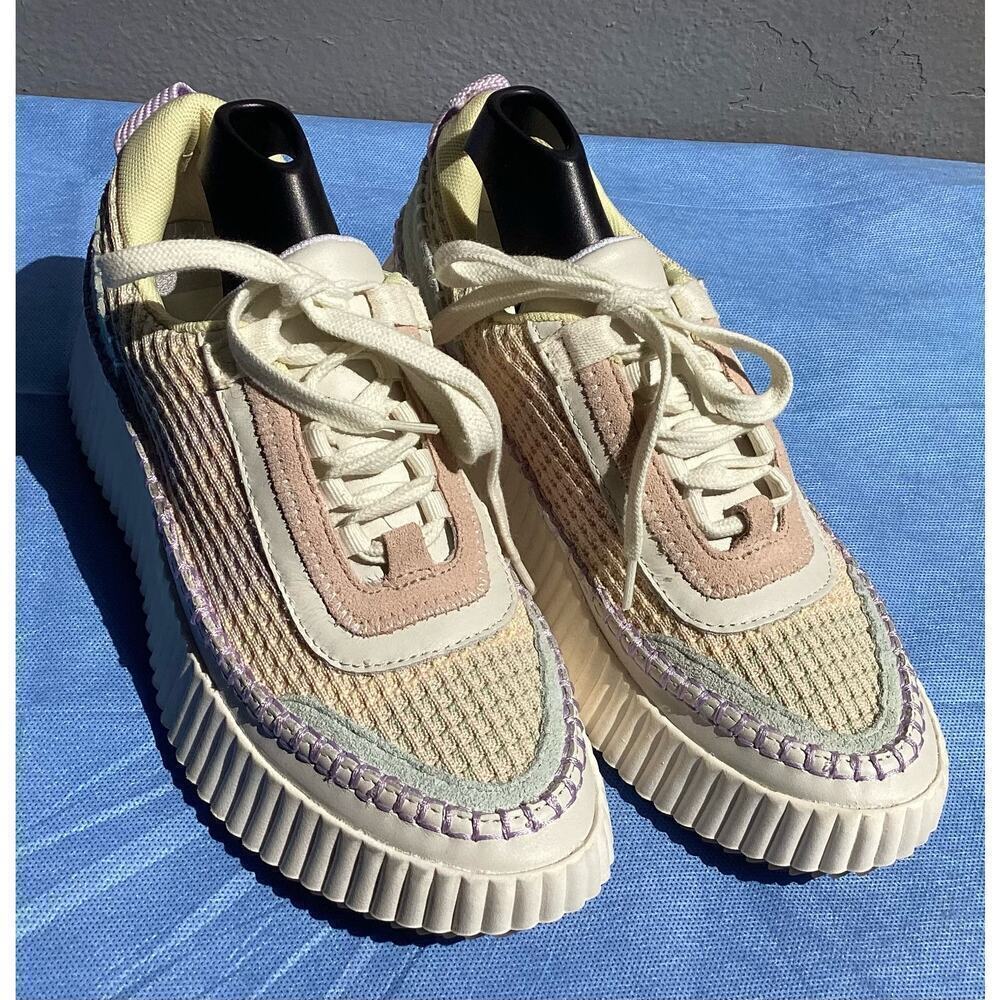 Dolce‎ vita knitted multi trainers pastel sneaker